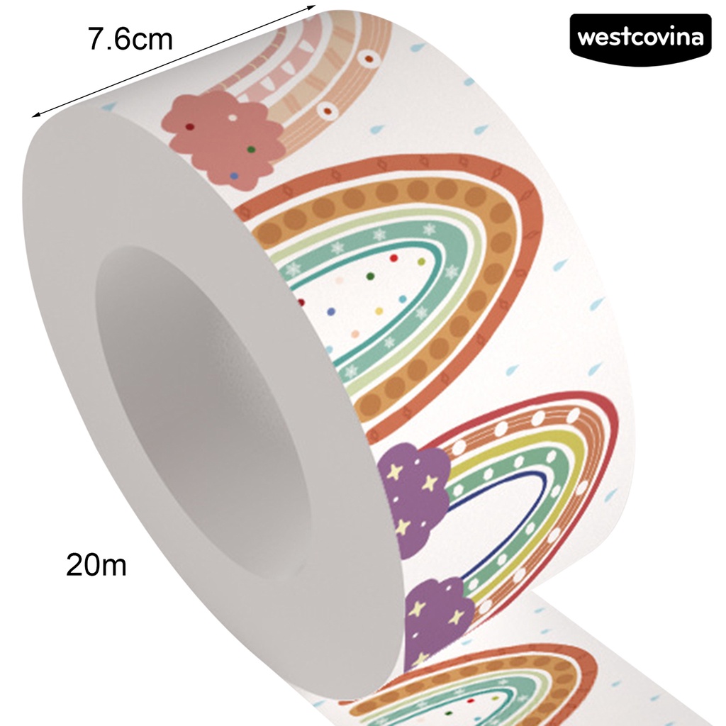 [Hot]✍1 Cuộn Giấy Dán Trang Trí Nhiều Màu Sắc Phong Cách Boho