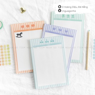 Tập 30 note ghi chú học tập kèm sticker trang trí tường, ảnh ghi chú, decor, planner, bullet journal - Tiệm Ngựa Gỗ