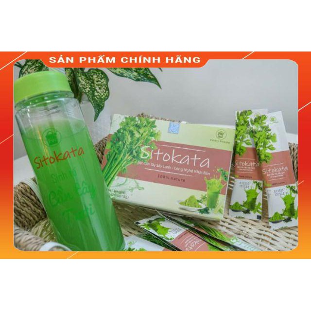 Bột cần tây Sitokata chính hãng (1 hộp 20 gói) tặng bình nước và cẩm nang(nt shop để nhận mã ưu đãi cho sp) | BigBuy360 - bigbuy360.vn