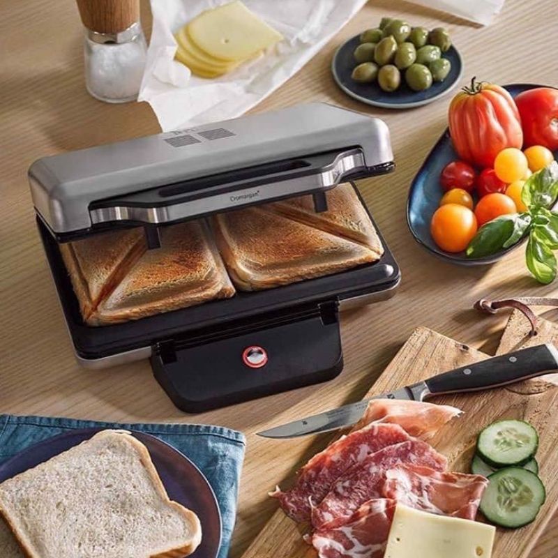 Máy kẹp nướng bánh mì Sandwich WMF LONO phủ lớp chống dích cực bền nhập khẩu Đức chính hãng