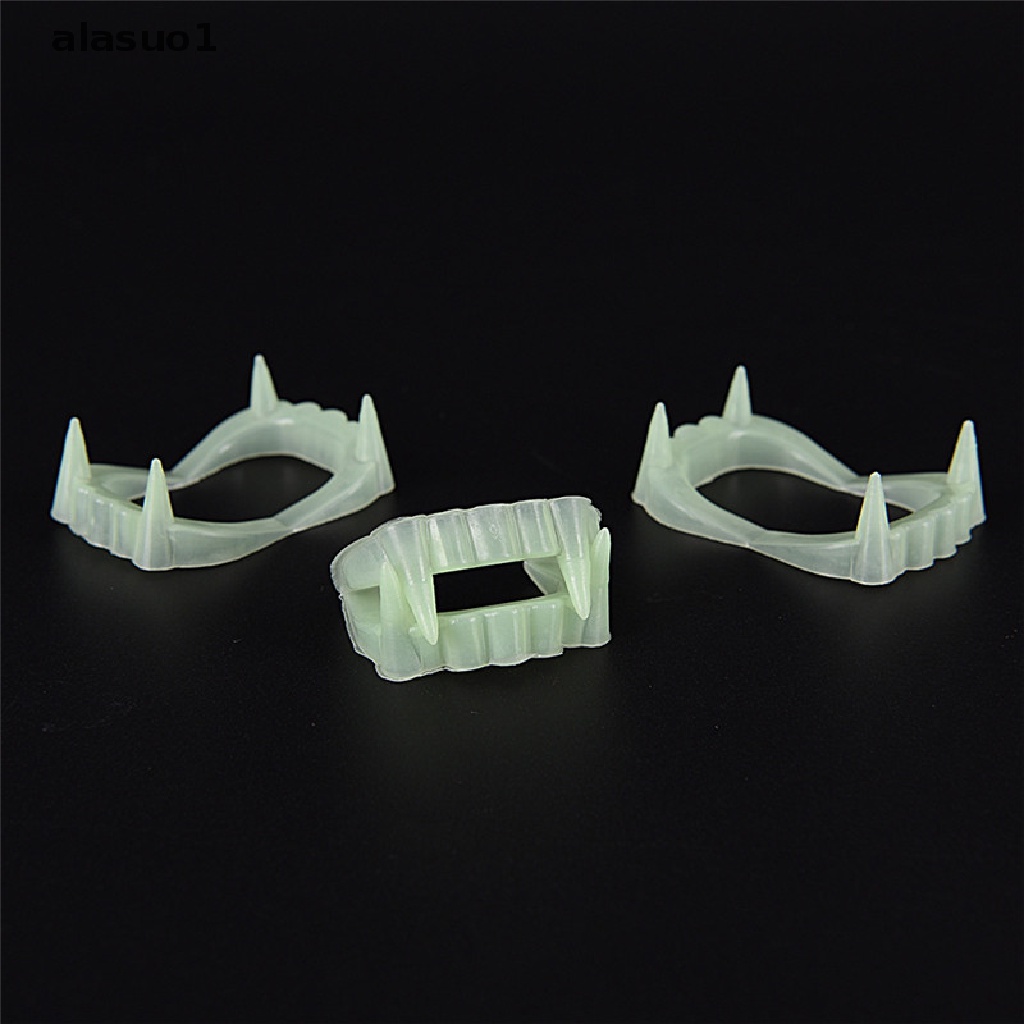 1 10 Răng Giả Phát Quang Hóa Trang Ma Cà Rồng Cho Lễ Halloween