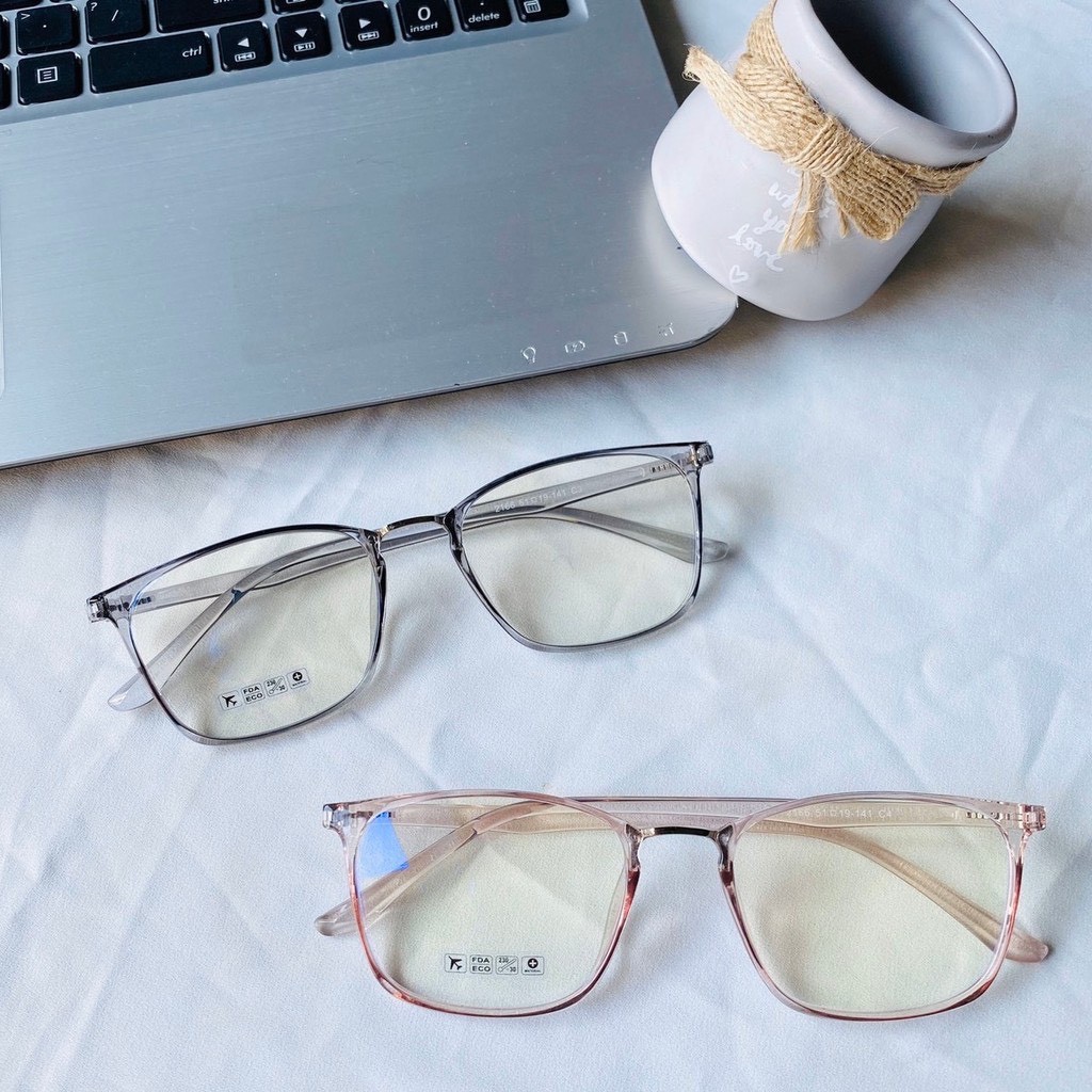 Gọng kính cận nam nữ mắt vuông, chất liệu nhựa dẻo thiết kế nhiều màu sắc - TR209 | BigBuy360 - bigbuy360.vn