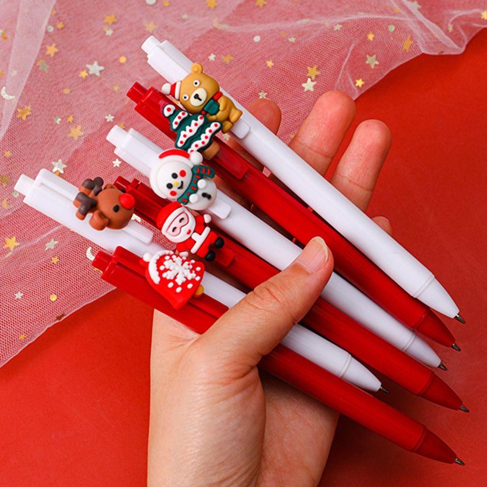 Bộ 6 Cây Bút Mực Gel 24 Món Dùng Làm Quà Giáng Sinh Dành Cho Học Sinh