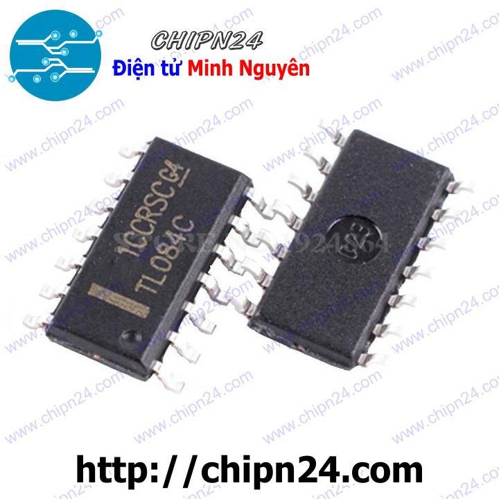 [2 CON] IC TL084 SOP-14 (SMD Dán) (TL084C TL084CDR 084)