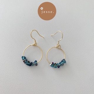 Bông tai Hàn quốc đại dương vàg 18k Jesse store