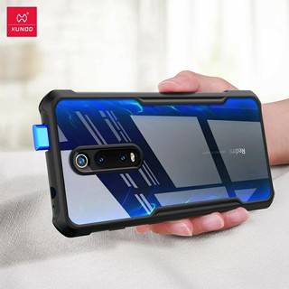 Redmi K20/K20 Pro_Ốp lưng Xundd chống sốc viền màu lưng kính trong Xiaomi chính hãng