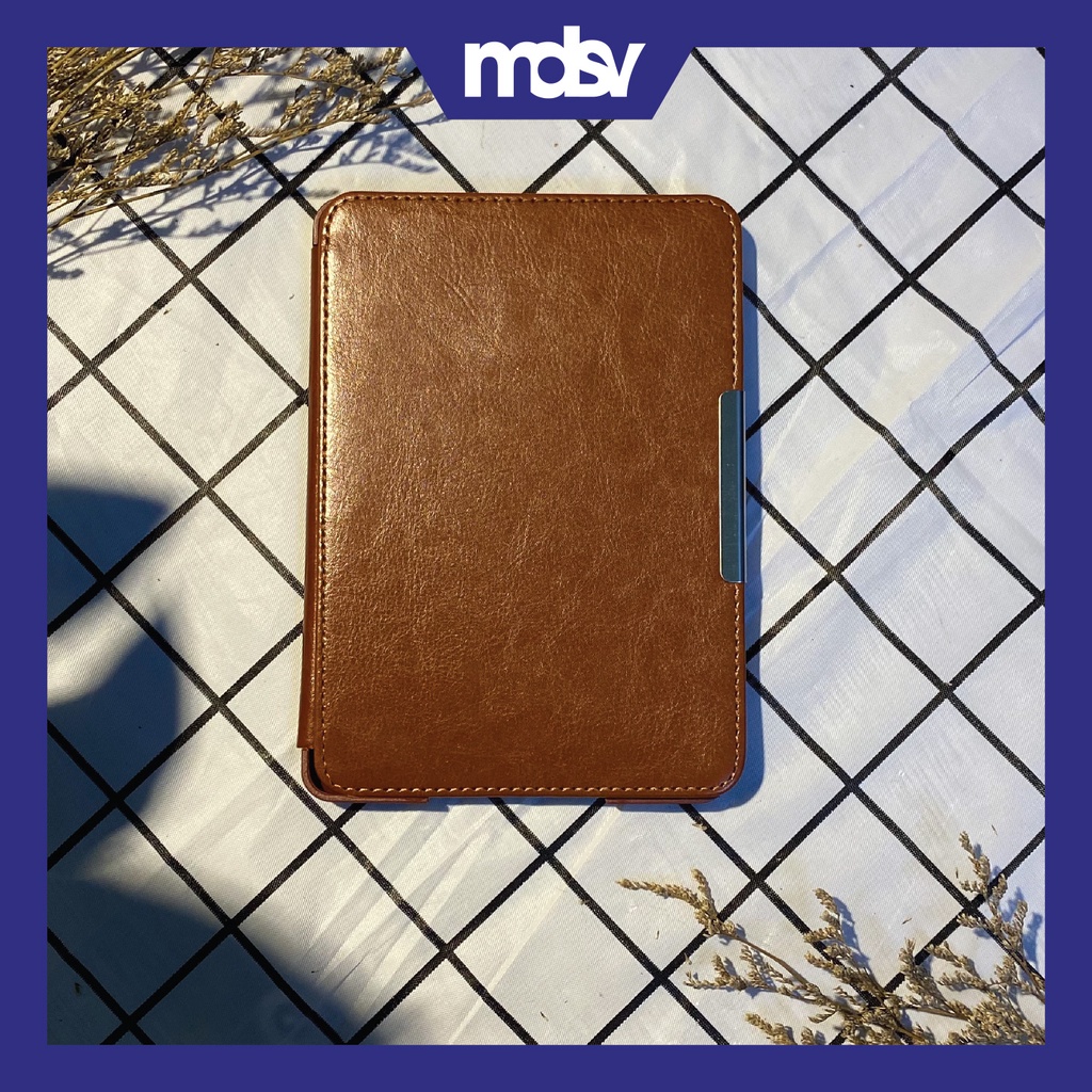 Bao da Cover cho máy đọc sách Kindle paperwhite 1,2,3 có ĐAI XỎ NGÓN  có khả năng tự động tắt mở màn hình