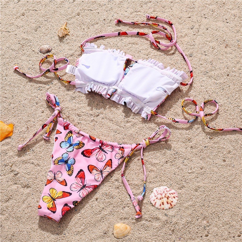 [BKN869] [BKN870] [BKN871] &lt;ÂU&gt; SET BIKINI HỒNG HỒ ĐIỆP (3 KIỂU)