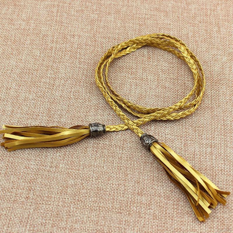 Thắt lưng kiểu dây bện bằng PU cho nữ