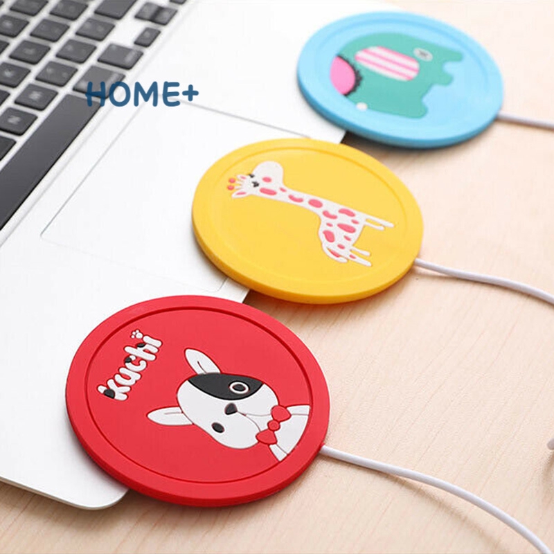 Miếng lót hâm nóng nước uống cổng USB tiện dụng