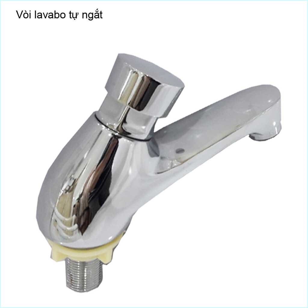 Vòi lavabo tự ngắt nước, Vòi bán tự động ấn rất nhẹ, vòi ấn tay tự động tiêt kiệm nước tốt sử dụng tốt