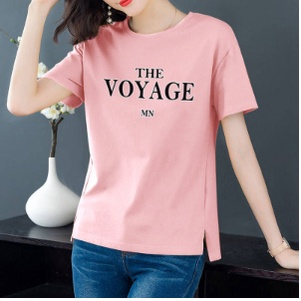 Short-sleeved T-shirt women's summer middle-aged mother's loose large size printed temperament tops