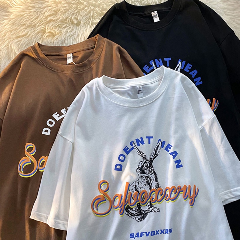 NRVP Áo Thun Nữ Tay Ngắn In Hình Phong Cách Hàn Quốc Thời Trang Mùa Hè 2022