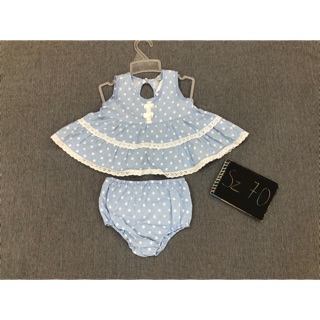 Set bánh bèo xanh chấm bi