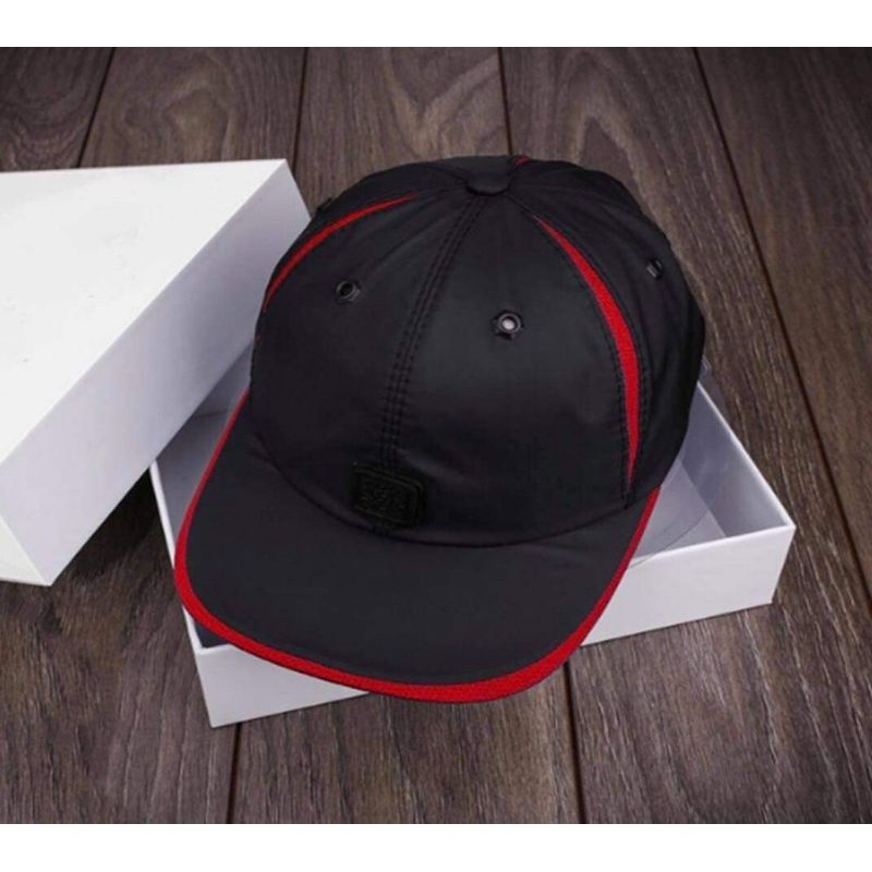 Mũ lưỡi trai CAP HT, nón kết trơn vải cotton phối lưới dành cho nam nữ