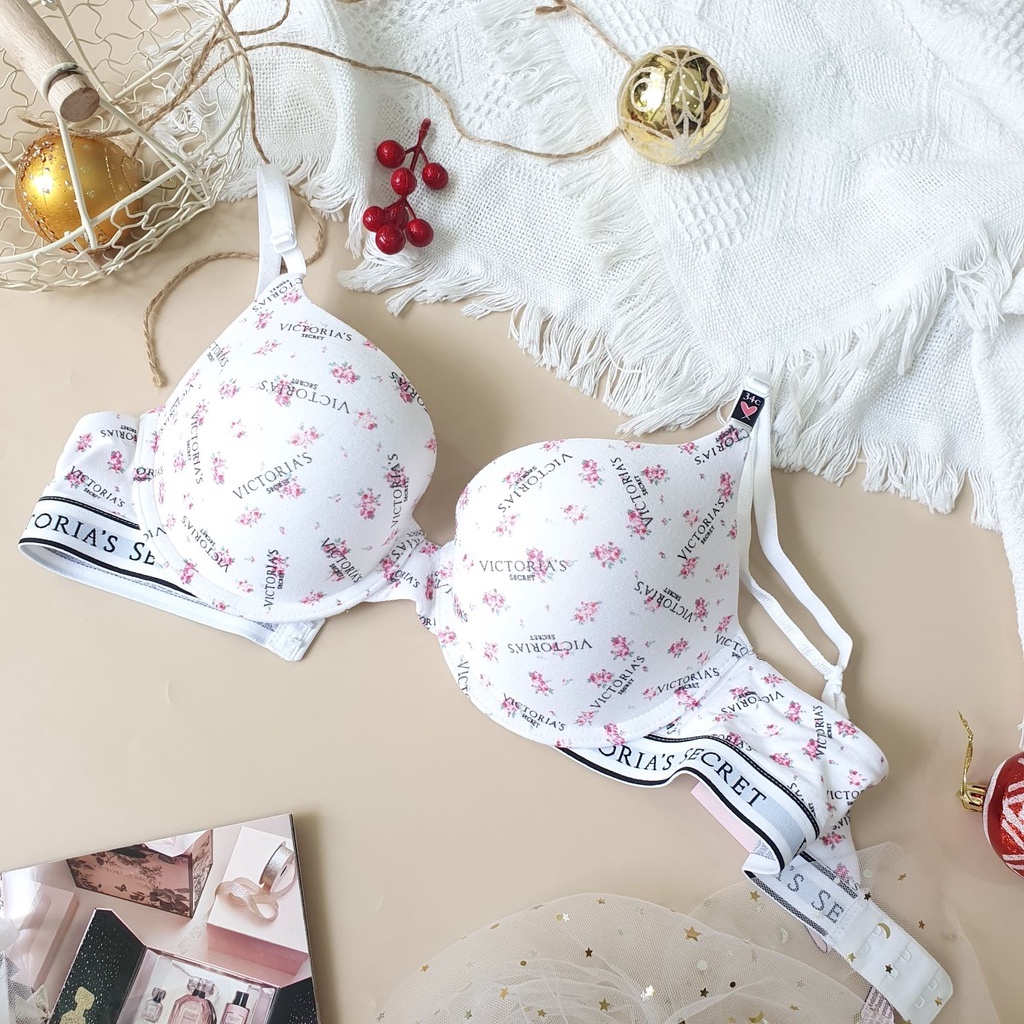 Áo lót Victoria secret size 34C cúp ngang, mút 1cm, 2cm, 3cm, 4cm, không gọng, không mút
