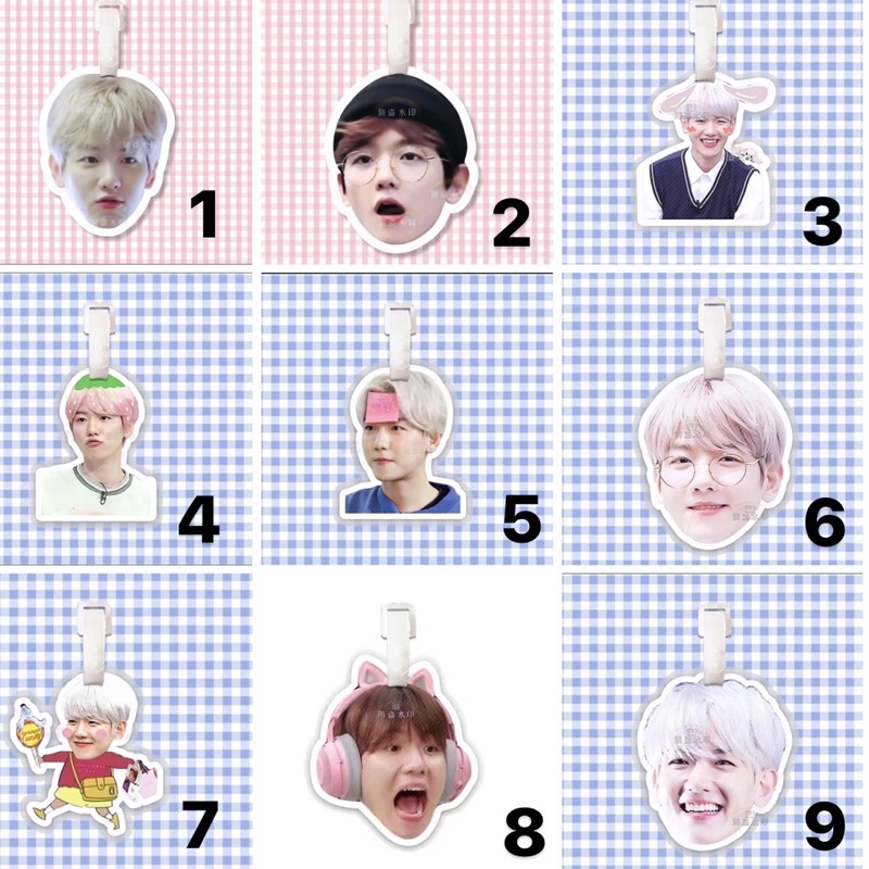 Thẻ treo balo EXO BAEKHYUN