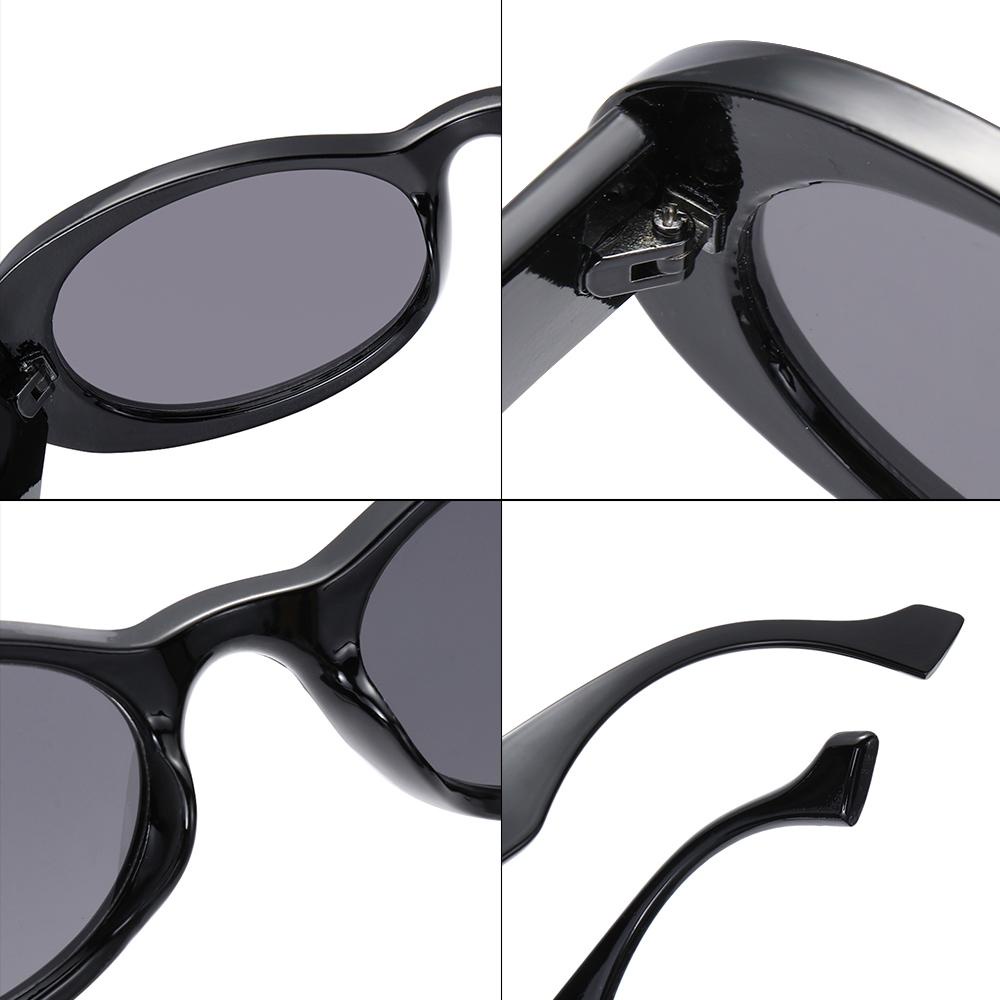 Kính Mát Gọng Oval Nhỏ Màu Sắc Thời Trang Cho Nữ