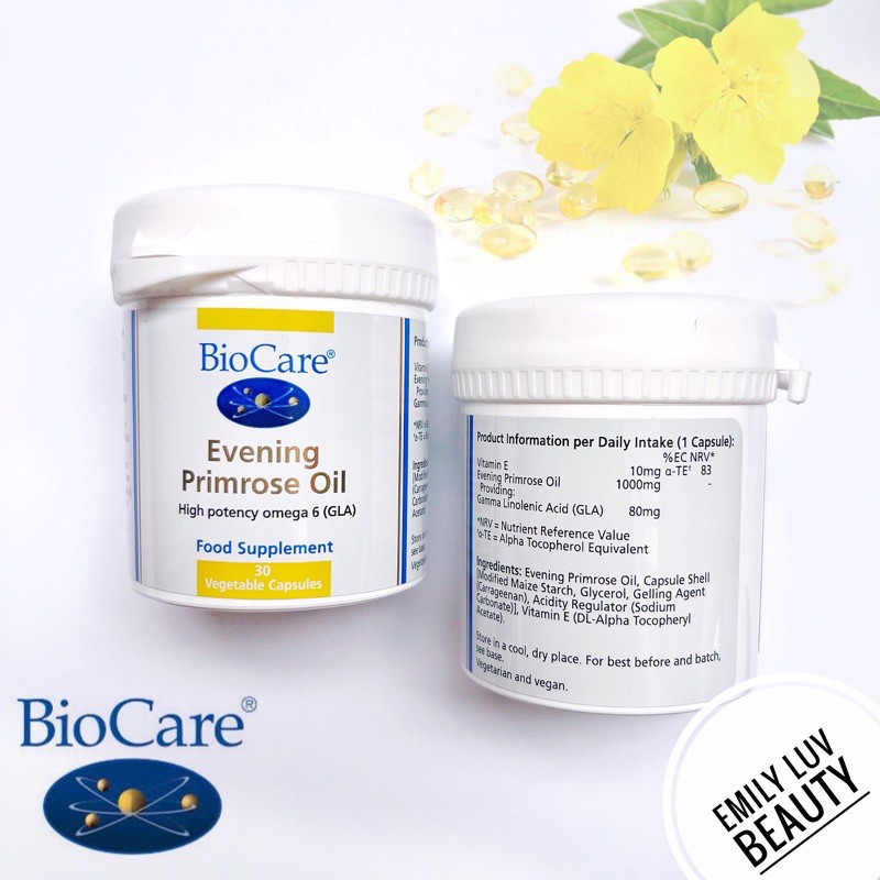 Tinh dầu hoa anh thảo Biocare 30 viên