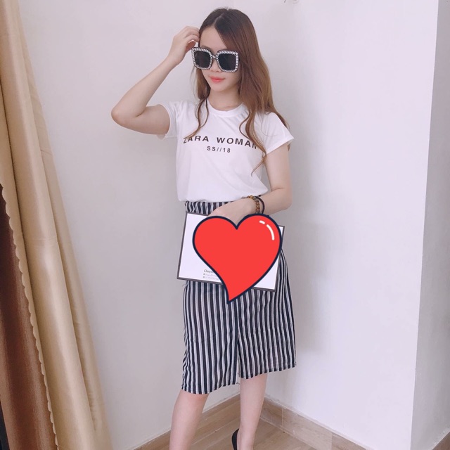 Set áo phông + Cv ZARA WOMAN