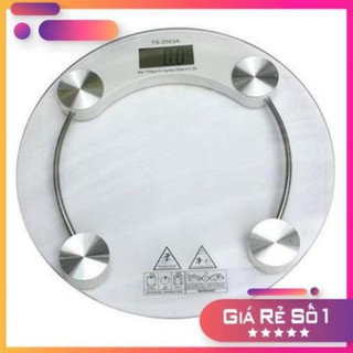 Cân sức khỏe mặt kính tròn - cân điện tử tiện dụng