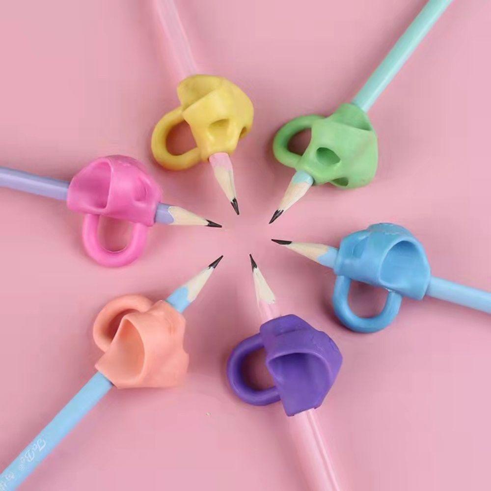AUGUSTINE Set 10 Dụng Cụ Chỉnh Sửa Tư Thế Cầm Bút Bằng Silicone