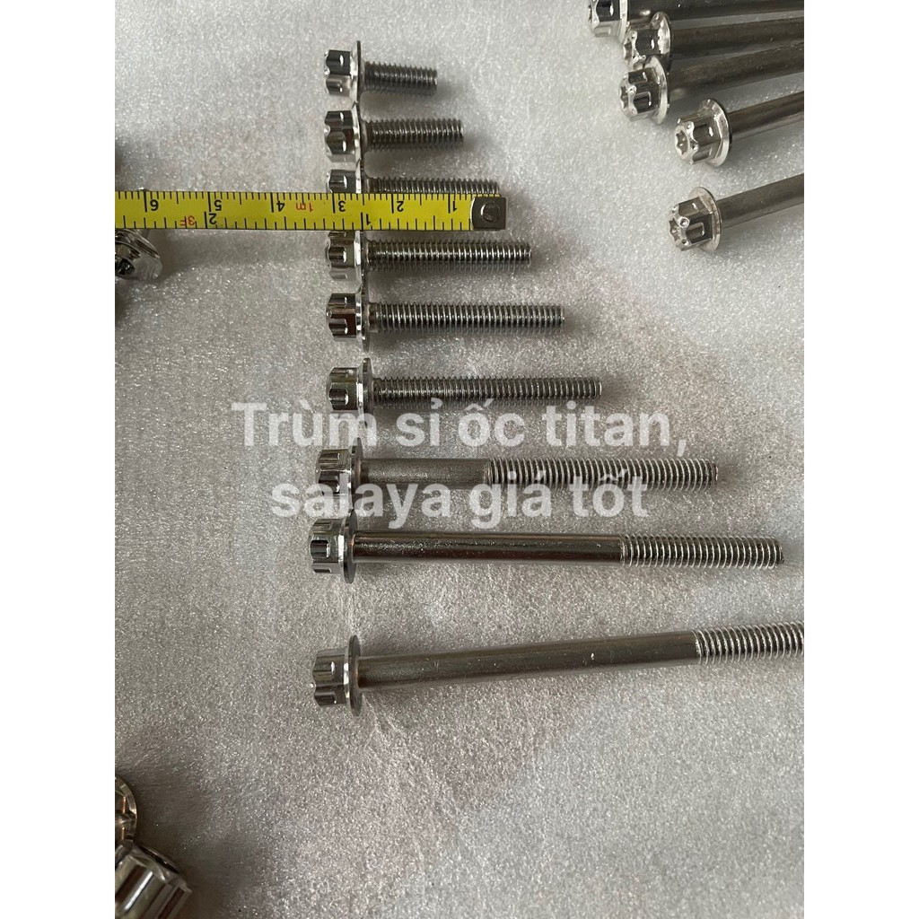 Ốc Inox Salaya 6li Đầu Trụ Full Các Size