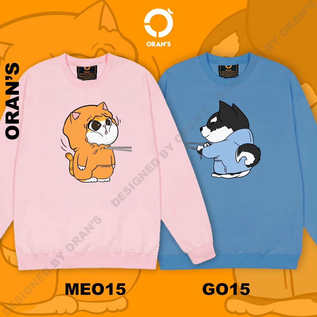 RANDOM PACK - Áo thun/sweater/hoodie ORAN'S form rộng cao cấp Fullbox - ORANS COUPLE