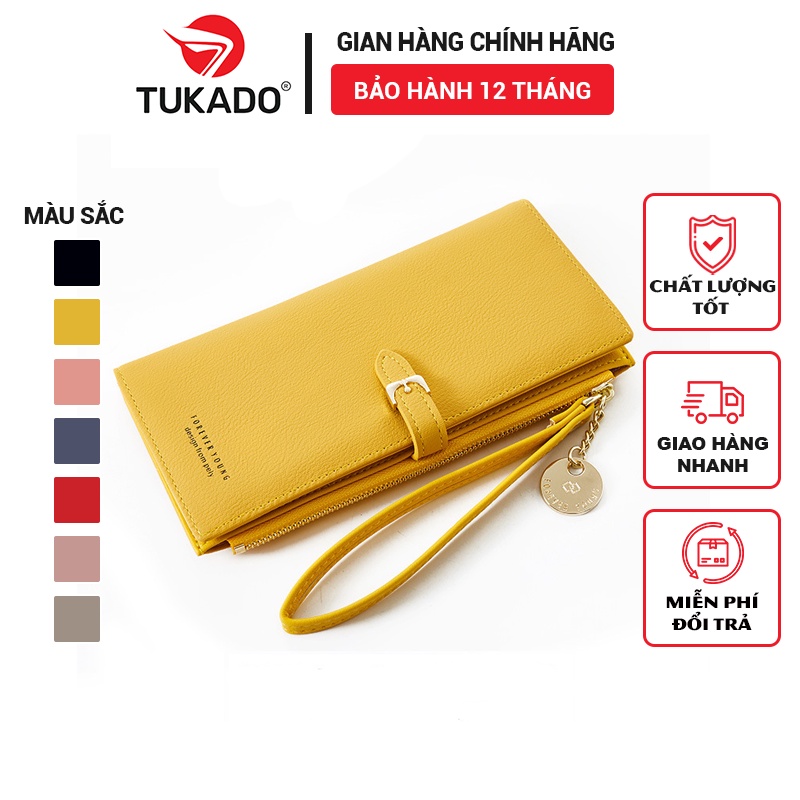 Ví Nữ Dài Cầm Tay Chính Hãng FOREVER YOUNG Đựng Tiền Phong Cách Hàn Quốc Da Sần Cao Cấp Siêu Đẹp Giá Rẻ VD07 - Tukado