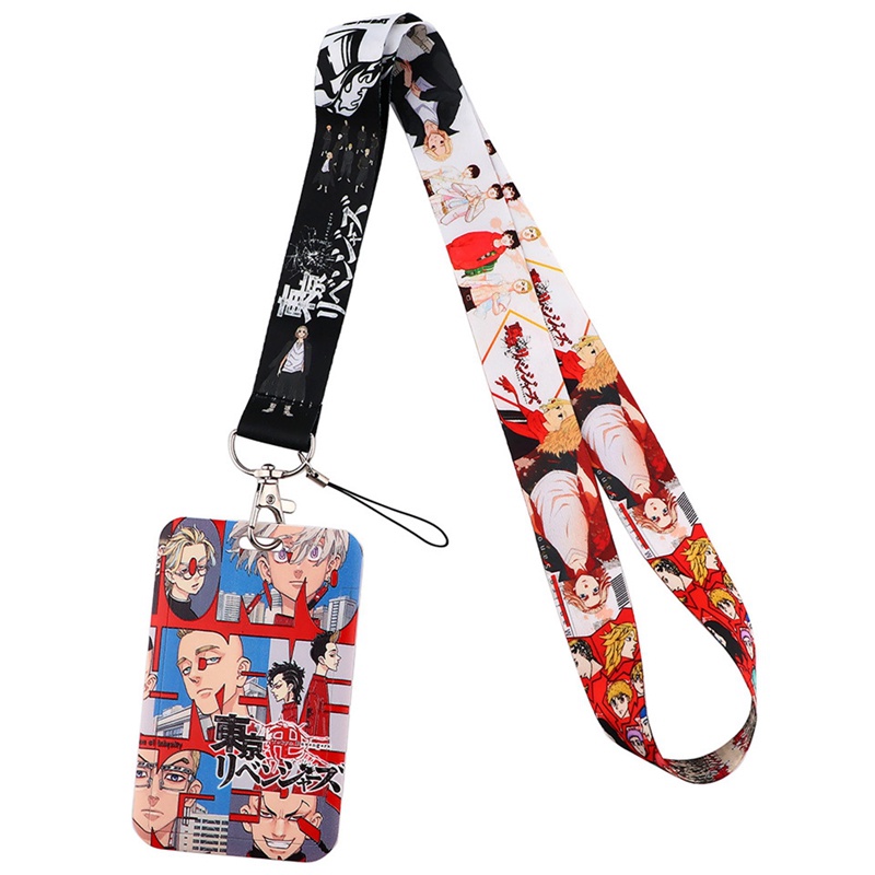 Dây Đeo Thẻ ID / Điện Thoại Họa Tiết Hoạt Hình Tokyo Ghoul Dễ Tháo Rời