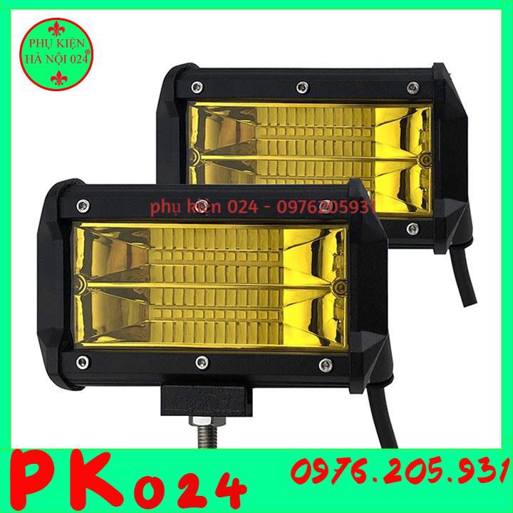 Combo 2 Đèn Led Trợ Sáng Ô Tô 24 Bóng 2 Hàng 9-32V Chất Lượng Tốt