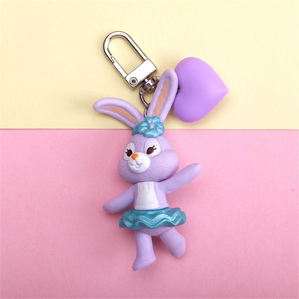 MXGOODS Móc Khóa Hình Thỏ Duffy Đơn Giản Thời Trang