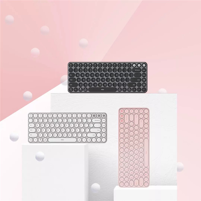 Bàn phím không dây Xiaomi MIIIW Mini Bluetooth &amp; 2.4GHz hai chế độ 85 MWXKT01 -Bàn phím bluetooth Xiaomi MIIW Mini 85