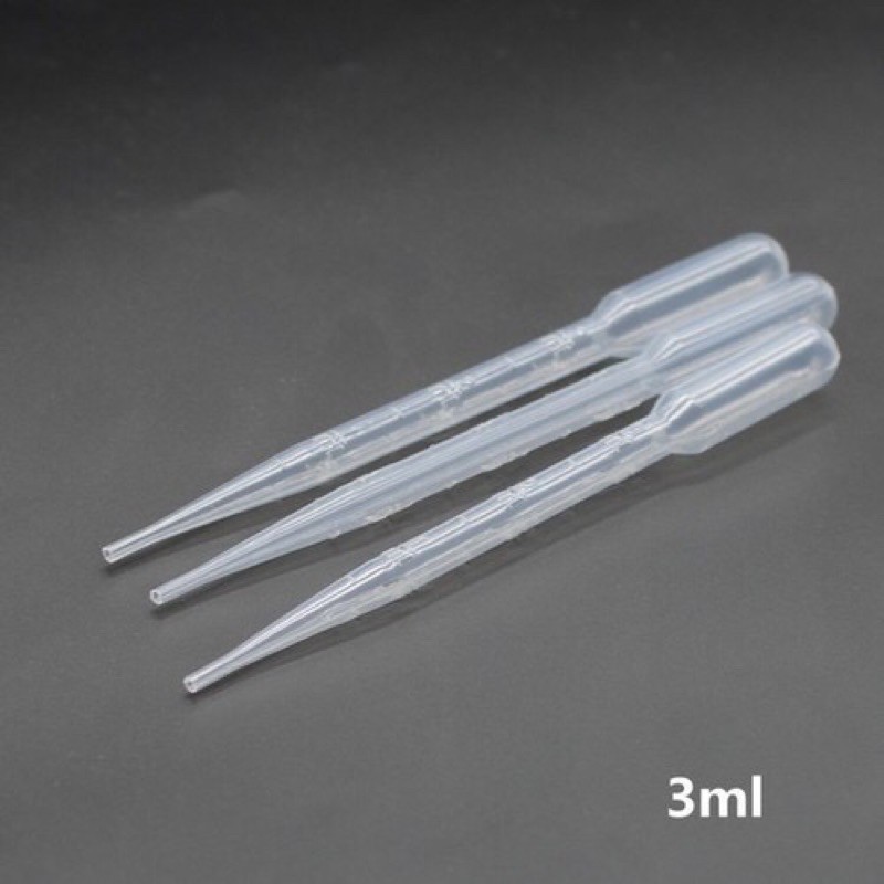Túi 100 cái Ống Hút Nhỏ Giọt pipet nhựa 3ml ,Ống Hút Sữa bóp nhỏ giọt 3ml