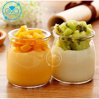 Bộ 6 Hũ Thuỷ Tinh Đựng sữa chua khổng Lồ 200 Ml