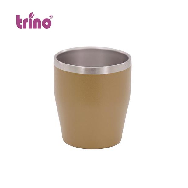 [Hàng chính hãng] Combo 5 Cốc giữ nhiệt inox Trino,Nhiều màu, Bằng Inox 304, Thành cao 9.3cm, Miệng rộng 8.2cm