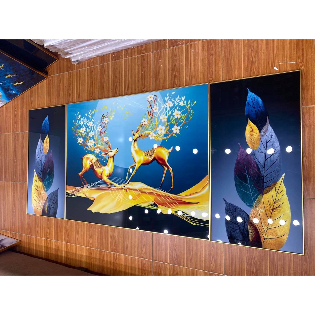 Tranh tráng gương 5D cao cấp Giá Xưởng  Tranh trang trí phòng khách