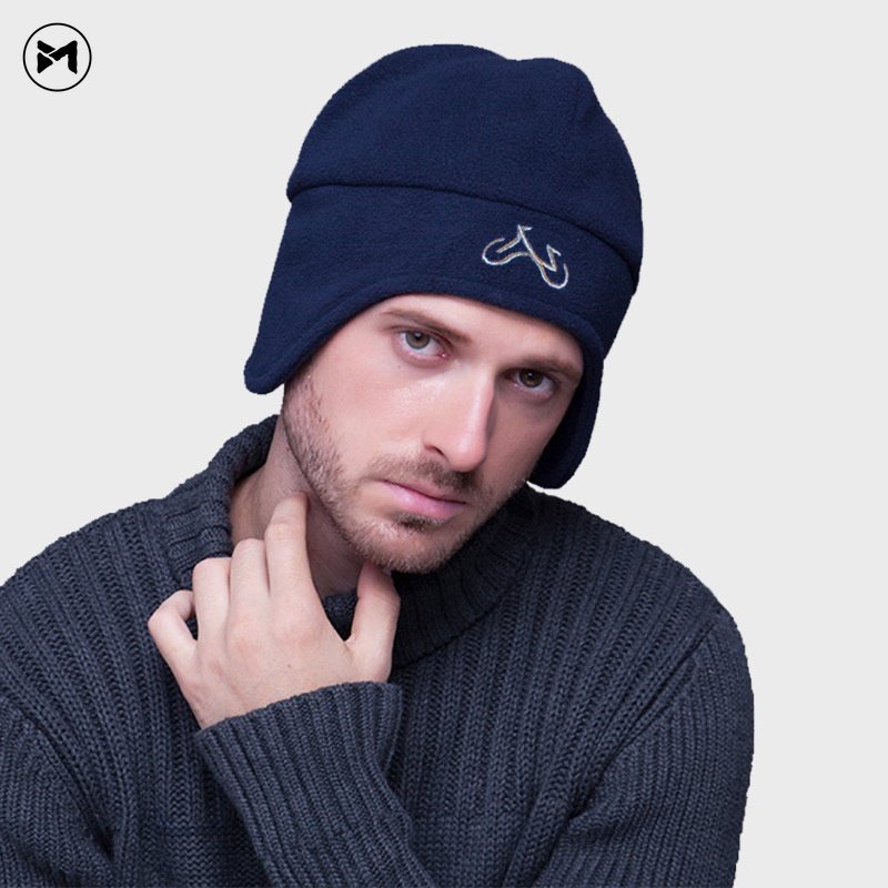 Mũ Trùm Tai Giữ Ấm Dày Dặn Chống Lạnh Bảo Vệ Tai Khi Lái Xe Ngoài Trời Cho Nam Và Nữ