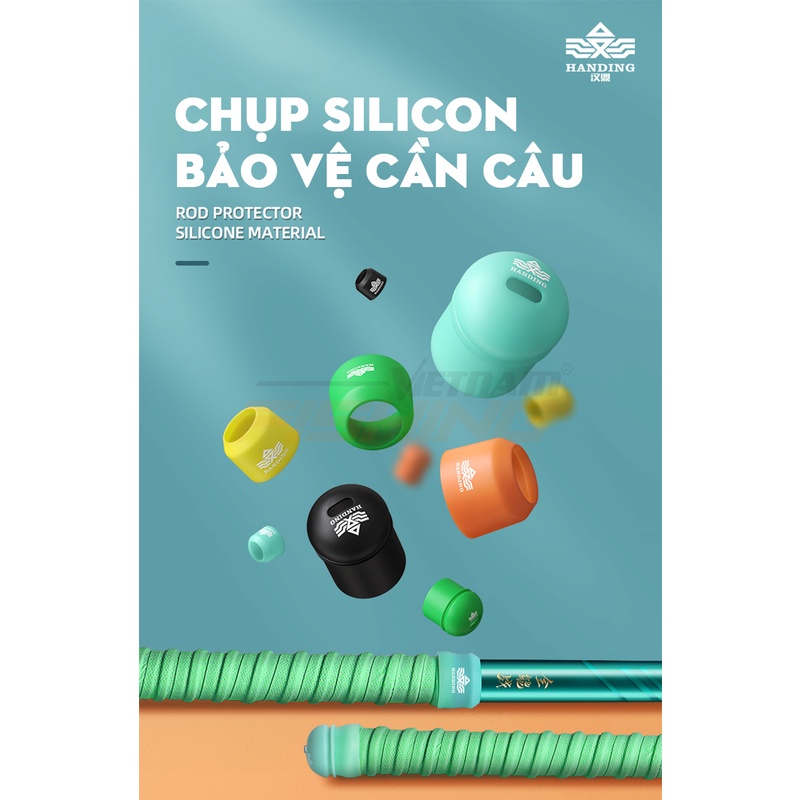 [Ảnh thật] [Chính hãng] Chụp Silicol bảo vệ cần câu Handing