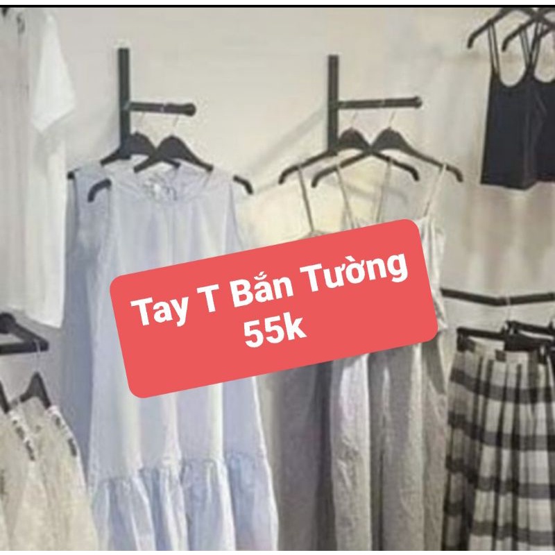 Tay T Bắn Tường, Sào Treo Quần Áo: Sắt + Sơn Tĩnh Điện