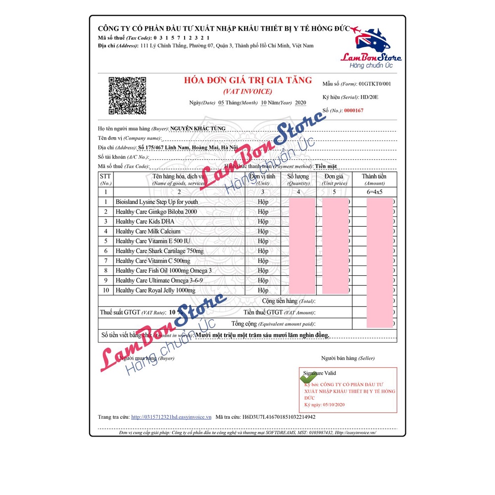 [TEM CHEMIST - Date 2023] Lysine Bioisland phát triển chiều cao Bột/Viên - Úc