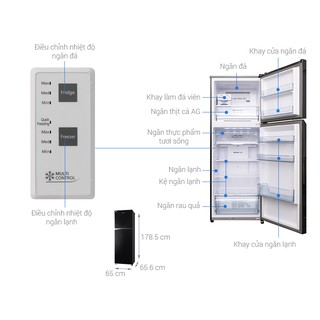 Tủ lạnh Panasonic NR-BL389PSVN/BL389PKVN 336L