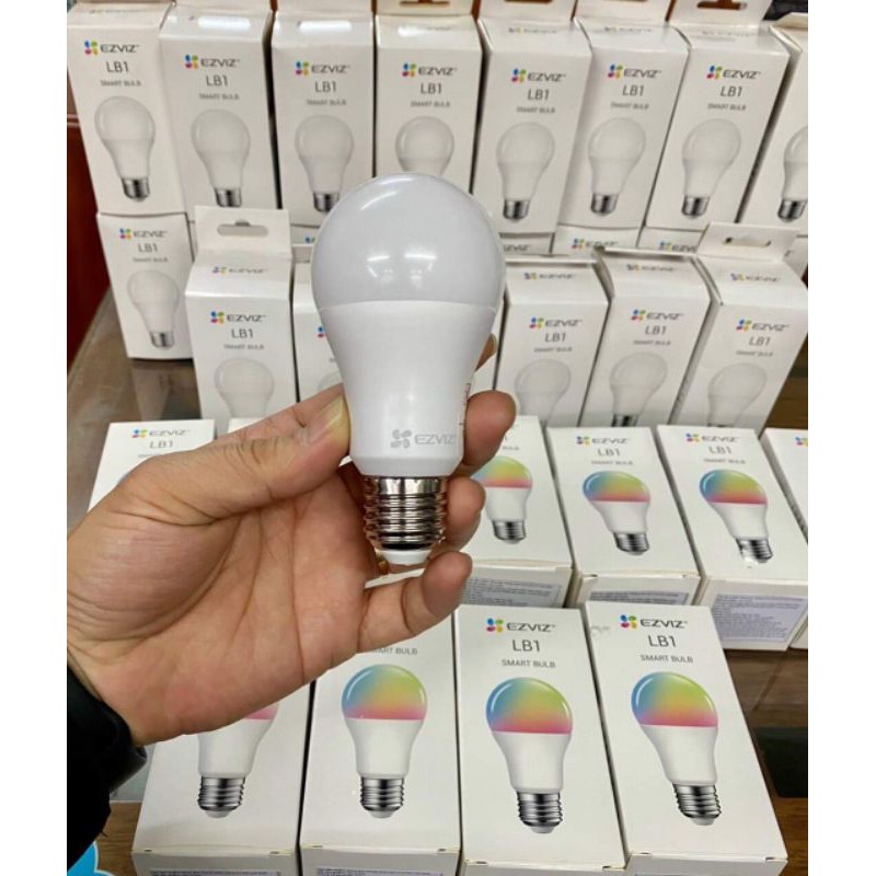 Bóng đèn led wifi ezviz thông minh điều khiển bằng giọng nói điều chỉnh độ sáng qua app và bật tắt từ xa qua điện thoại