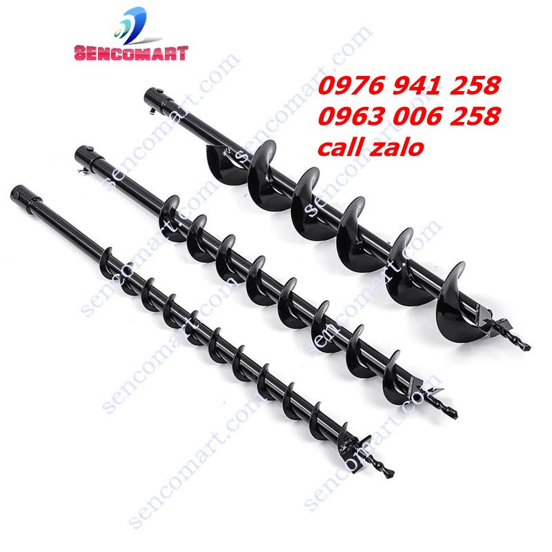 Thanh lý Mũi Khoan đất đôi 150mm gắn được tất cả máy đào hố
