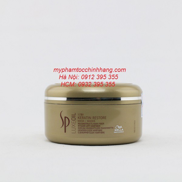 MẶT NẠ TÓC SP WELLA LUXEOIL KERATIN RESTORE MASK 150ML - 400ml