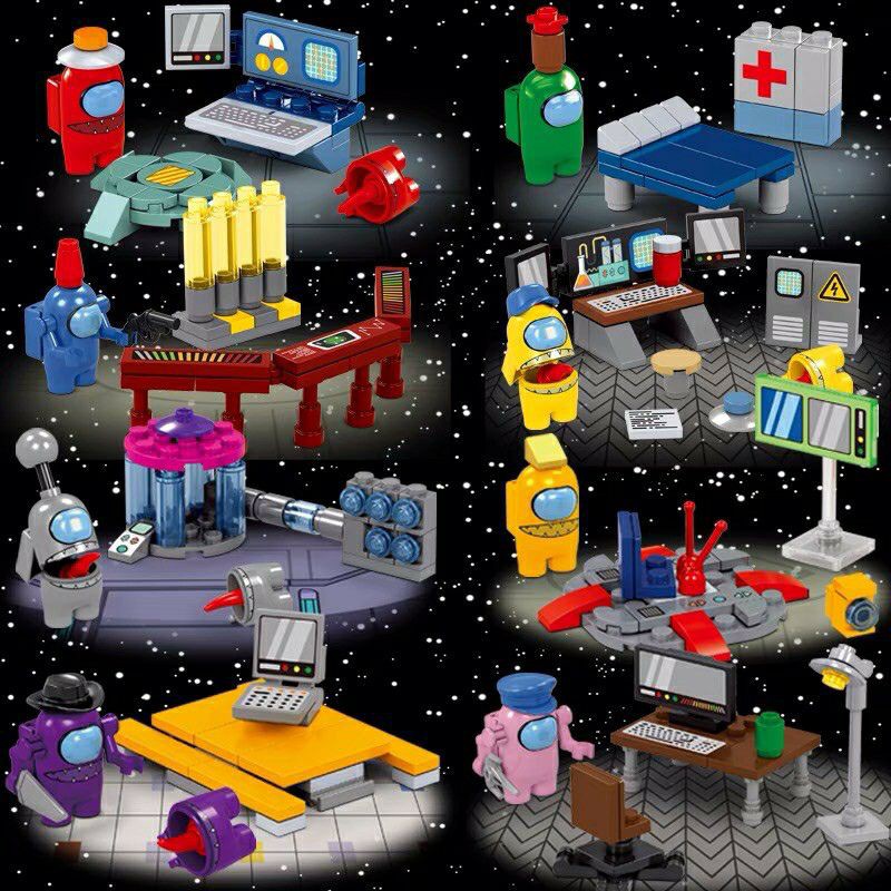 Siêu phẩm Lego Among us combo 8 in 1 đã cập bến (đủ mẫu mã)