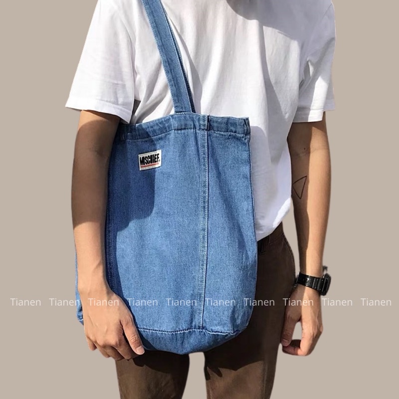Túi Vải Jeans MISCHIEF
