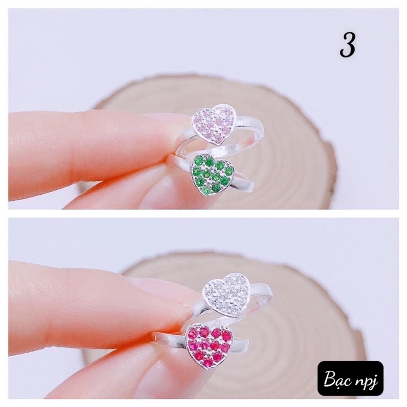 Nhẫn cho bé yêu siêu xinh,bạc BNP