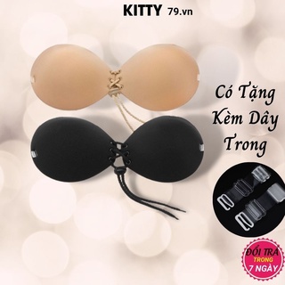 Áo dán nâng ngực , áo ngực dán dây rút kt0128