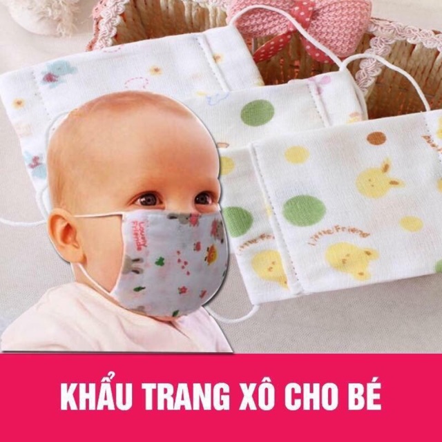 Khẩu trang xô cho bé